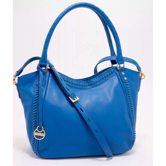 LODIS Texas Leather Sutton Tote In Cobalt Blue BagA611999